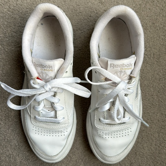 Reebok Women's Club C 85 in White/Light Grey/Gum Size 6.5 - Picture 7 of 7